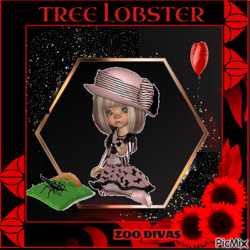 Tree lobster - Бесплатный анимированный гифка