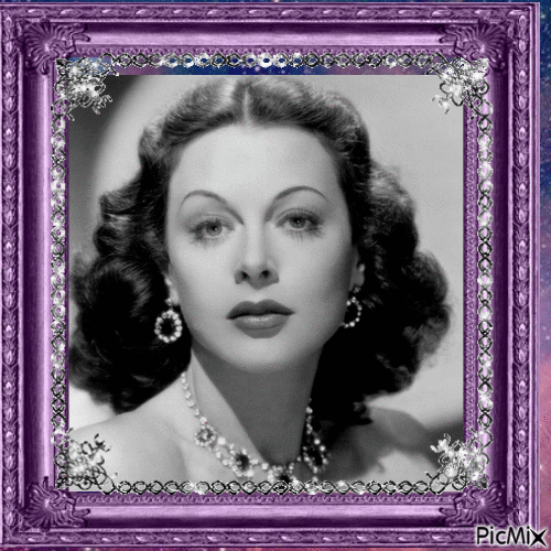 HEDY LAMARR - Free animated GIF