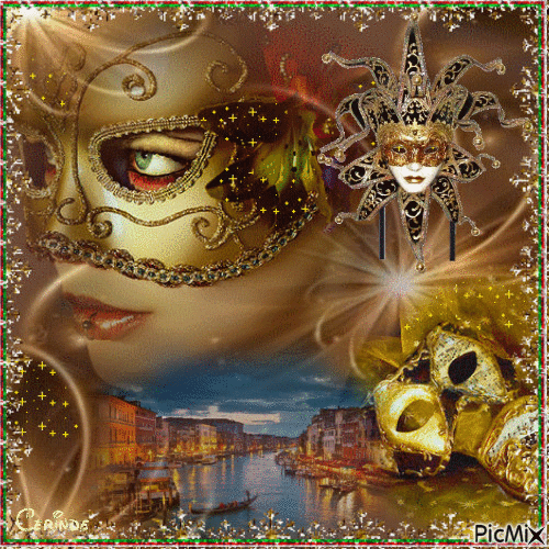 Carnaval à Venise - Besplatni animirani GIF