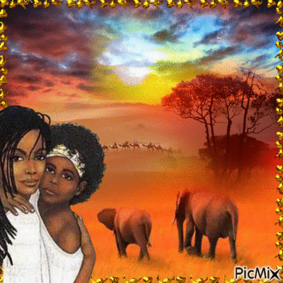 Afrique - Besplatni animirani GIF