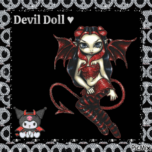 Devil Doll ♥ - Free animated GIF