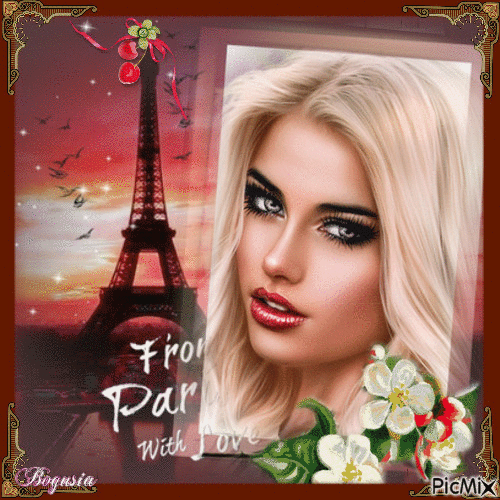 In love with Paris - Безплатен анимиран GIF