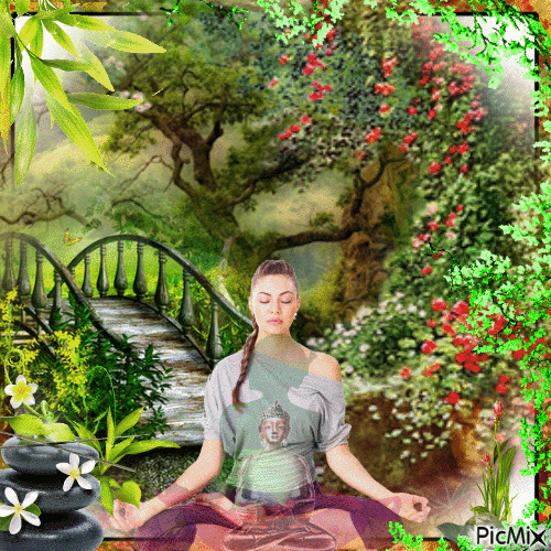 Meditation - Бесплатный анимированный гифка