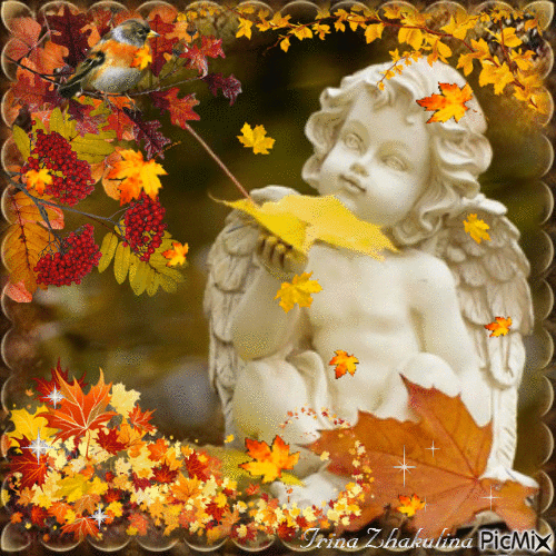 Happy autumn to you! - GIF animé gratuit