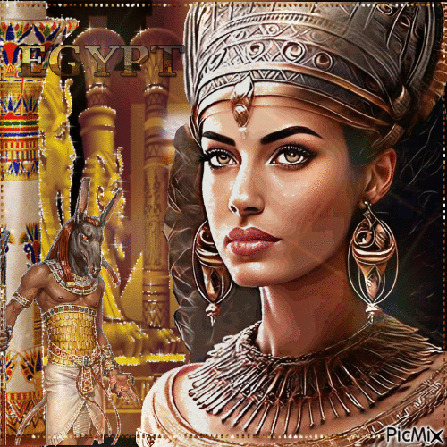 Ägyptische Göttin - Besplatni animirani GIF
