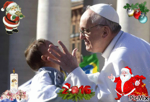 Papa Francesco - GIF animado grátis