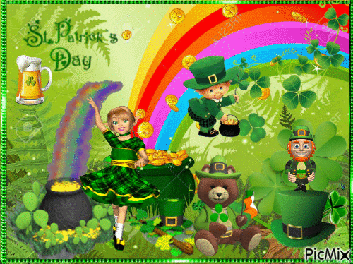 Happy St.Patrick's day! - Ücretsiz animasyonlu GIF