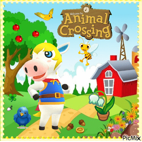 Animal Crossing - Colton - Nemokamas animacinis gif