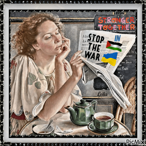 Stop the War - Free animated GIF