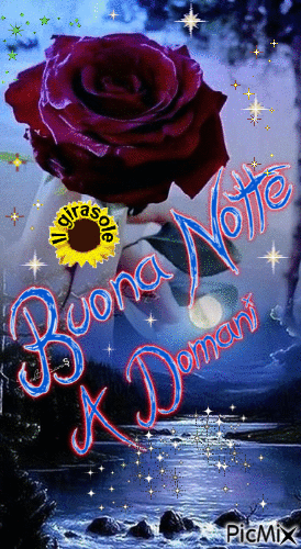 Buona notte - Бесплатный анимированный гифка