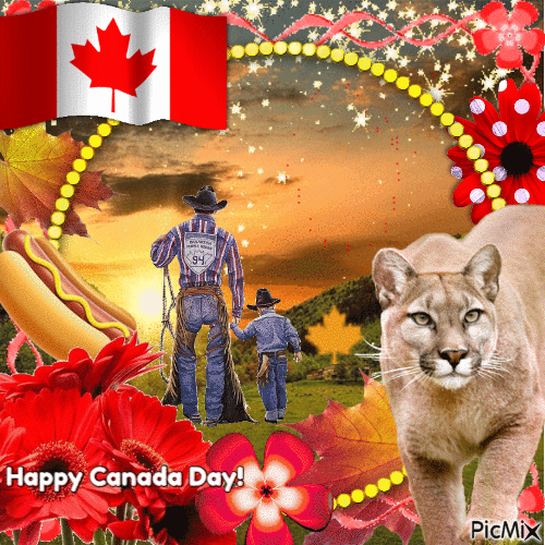 Canada Day - Animovaný GIF zadarmo