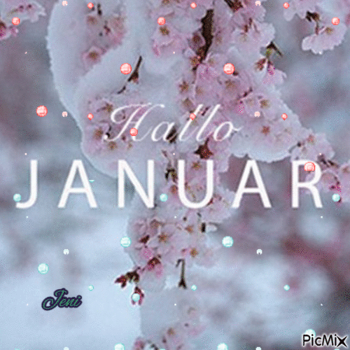Hello January - Безплатен анимиран GIF