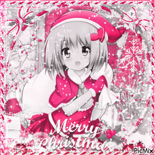 Christmas Anime - Gratis animerad GIF