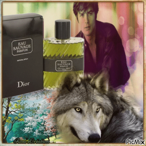 Concours : Parfum pour homme avec des loups - 無料のアニメーション GIF