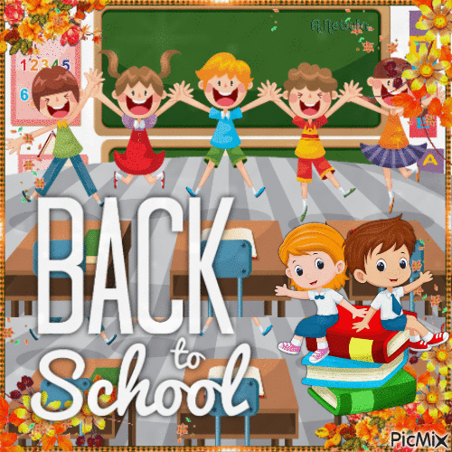 Back to school - Zdarma animovaný GIF