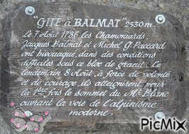 balmat et paccard - Free animated GIF