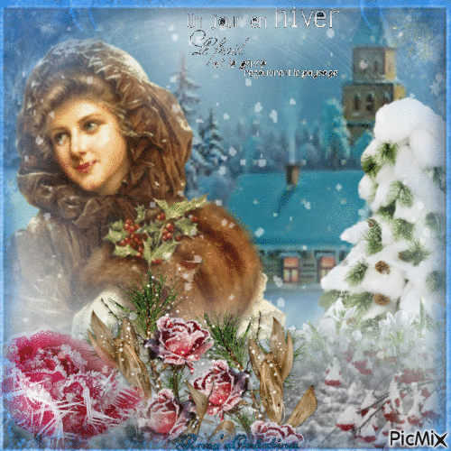 Concours : Portrait vintage hivernal - Ingyenes animált GIF