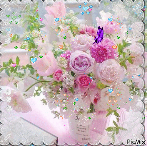 lovely flowers - Free animated GIF