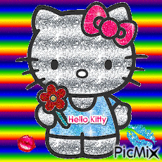 Hello Kitty - Nemokamas animacinis gif