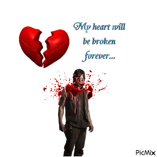 I broken Daryl's heart - Бесплатни анимирани ГИФ