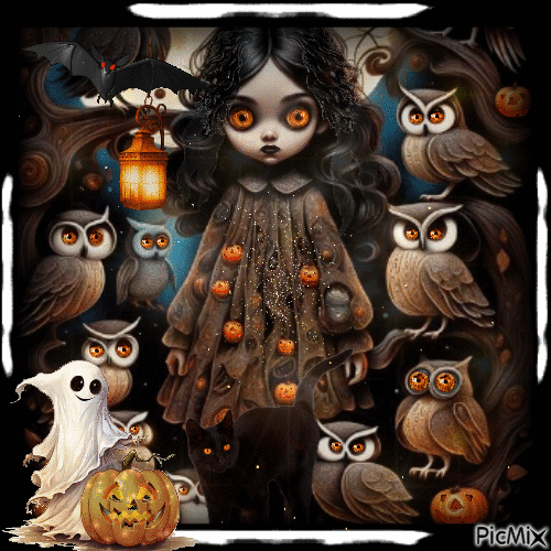 niño de halloween - Безплатен анимиран GIF