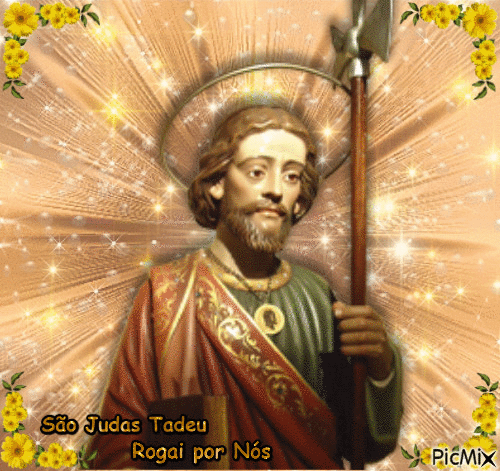 São Judas Tadeu - Zdarma animovaný GIF