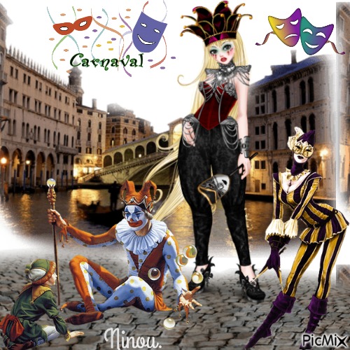 Carnaval a Venise ! - zdarma png