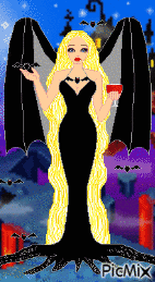 Pixel Vampire Fashionista - Gratis animeret GIF