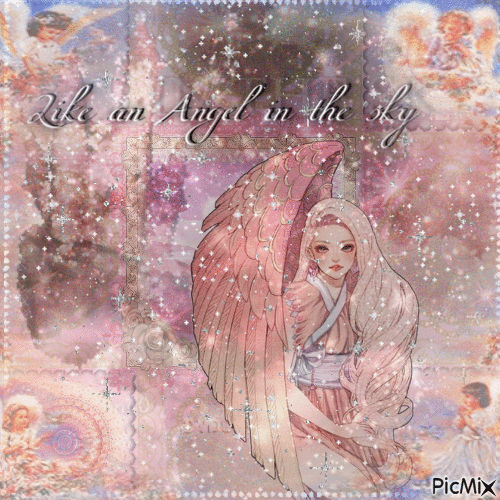 Anime angel ❤️ elizamio - 無料のアニメーション GIF