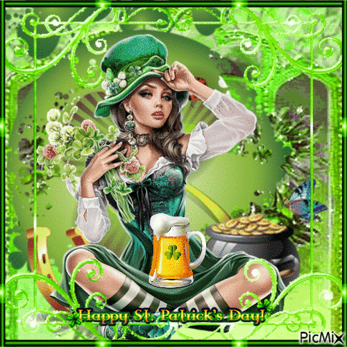 Happy St.Patrick's day! - Nemokamas animacinis gif