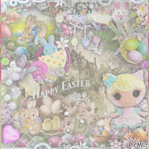 ღ♥Lalaloopsy Happy Easter♥ღ - Ilmainen animoitu GIF