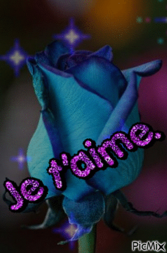 rosa blu - GIF animado gratis