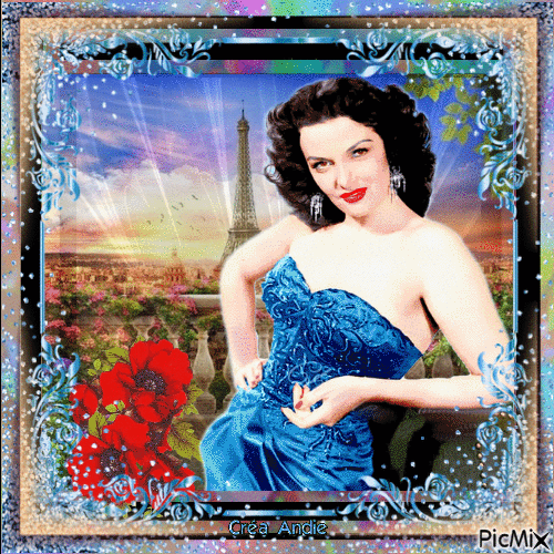 Jane Russell, Actrice américaine - Gratis animeret GIF