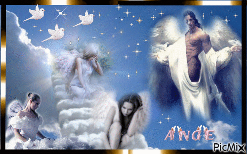 Anioły - Darmowy animowany GIF