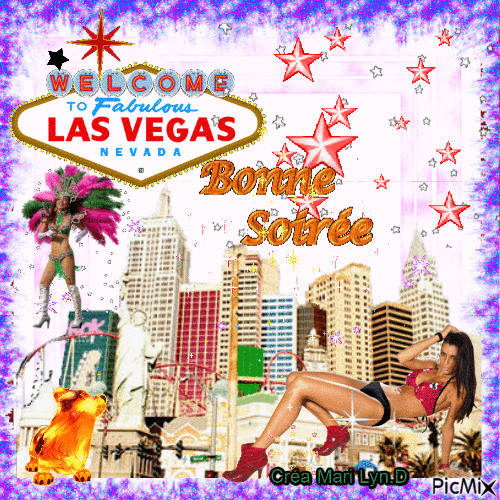 welcome las vegas-mary - Free animated GIF