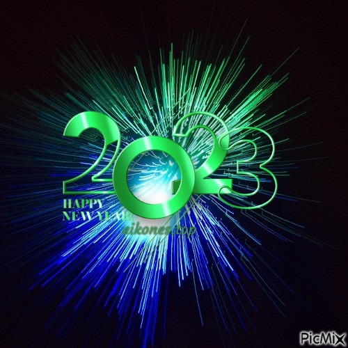 2023-Happy New Year! - PNG gratuit