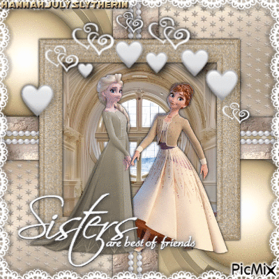 ♥Sisters are the best of Friends♥ - GIF animado grátis
