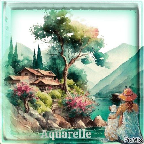 Aquarelle - png ฟรี