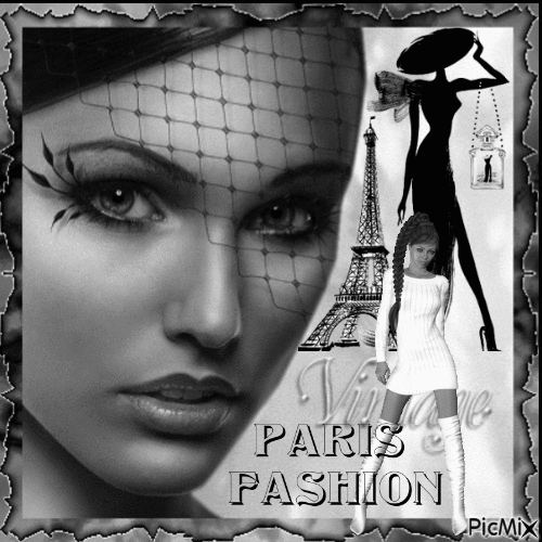 Paris Fashion - Бесплатный анимированный гифка
