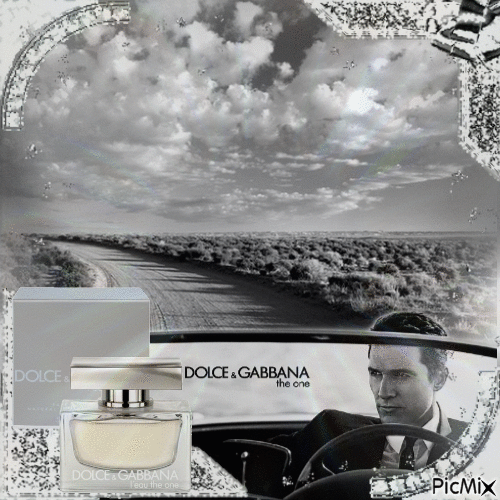 Dolce & Gabbana Parfüm - Silber und Schwarz - Gratis geanimeerde GIF