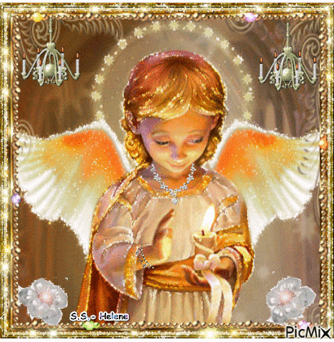 Goldn Angel. - Free animated GIF
