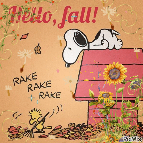 Hello Fall!🙂🍂🍂🍁 - GIF animate gratis