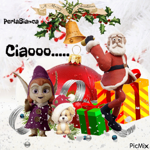 Buon Natale(Happy Christmas) - Animovaný GIF zadarmo