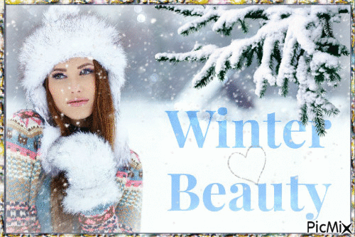 winter beauty - Bezmaksas animēts GIF