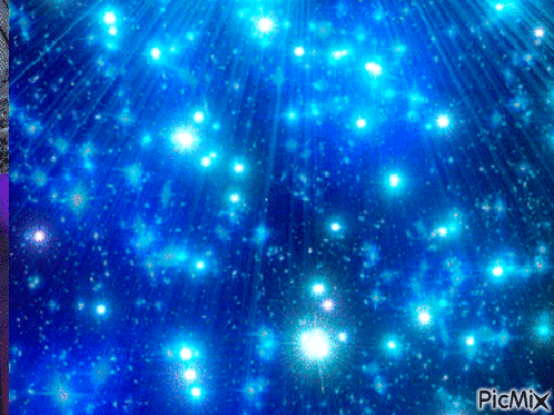 pluie d'étoiles - GIF animé gratuit