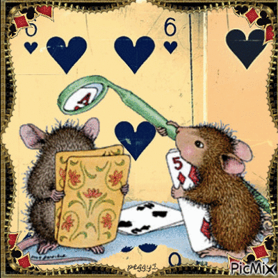 aha moment.....playing cards - Δωρεάν κινούμενο GIF