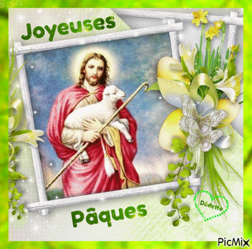 Joyeuses Pâques... - Бесплатни анимирани ГИФ