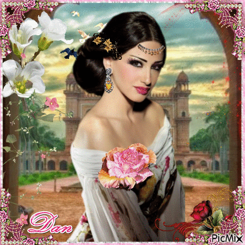 'Ezzahia' Arabian Princess 😘 - Animovaný GIF zadarmo