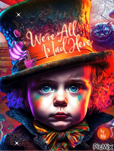 The Mad Hatter - GIF animate gratis
