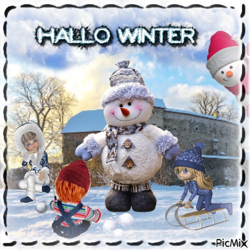 Hallo Winter - бесплатно png